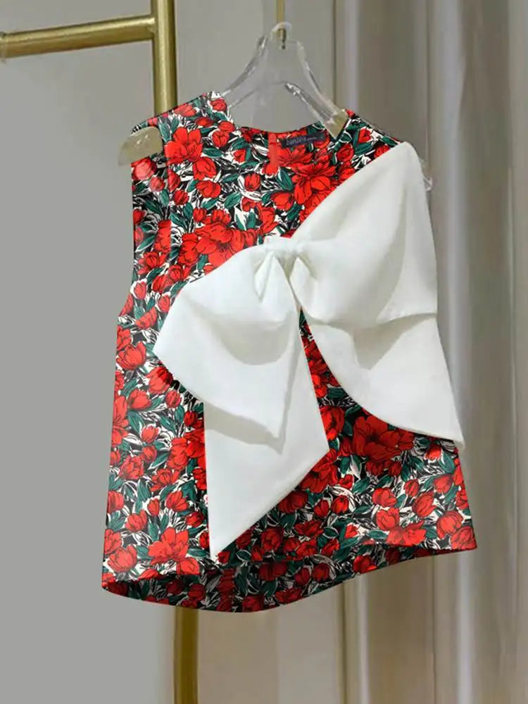 Summer Chic Sleeveless O-neck Tops