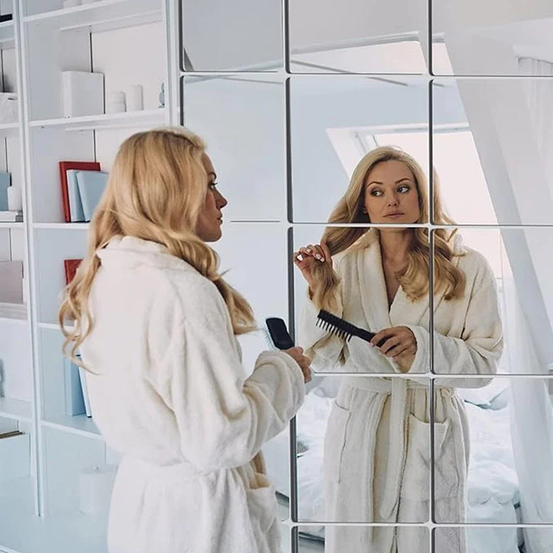 2mm Mirror Unbreakable Acrylic Full Length Wall Mirror Tiles