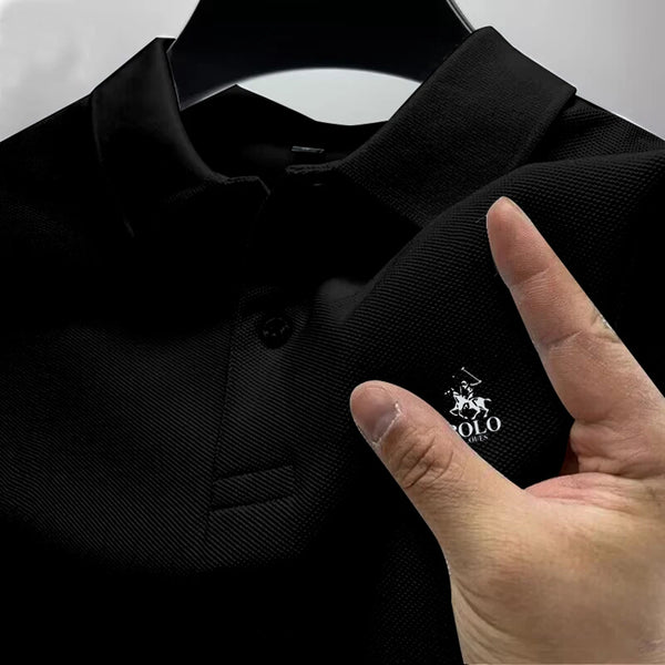 Business Polo high-quality short sleeved