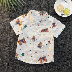 Cartoon Short-sleeved Shirt