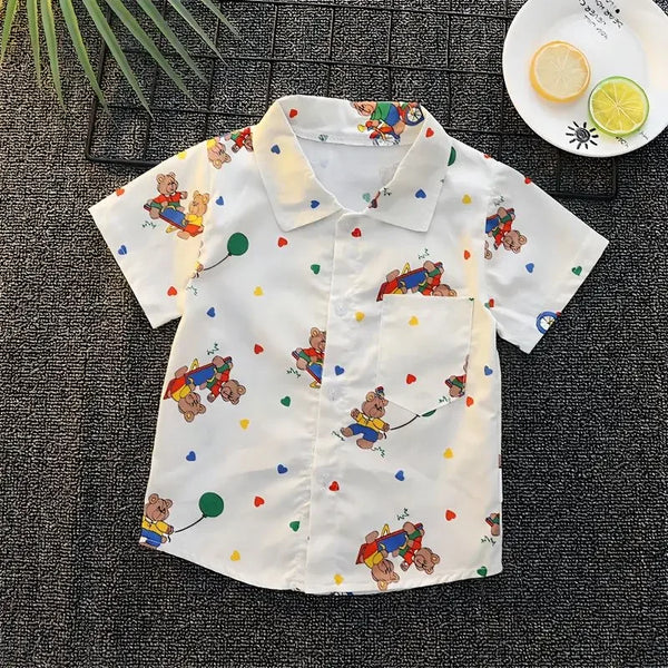 Cartoon Short-sleeved Shirt