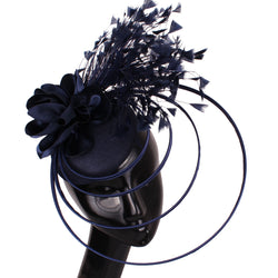 New Race Fascinator Hats Bowknot Wedding Church