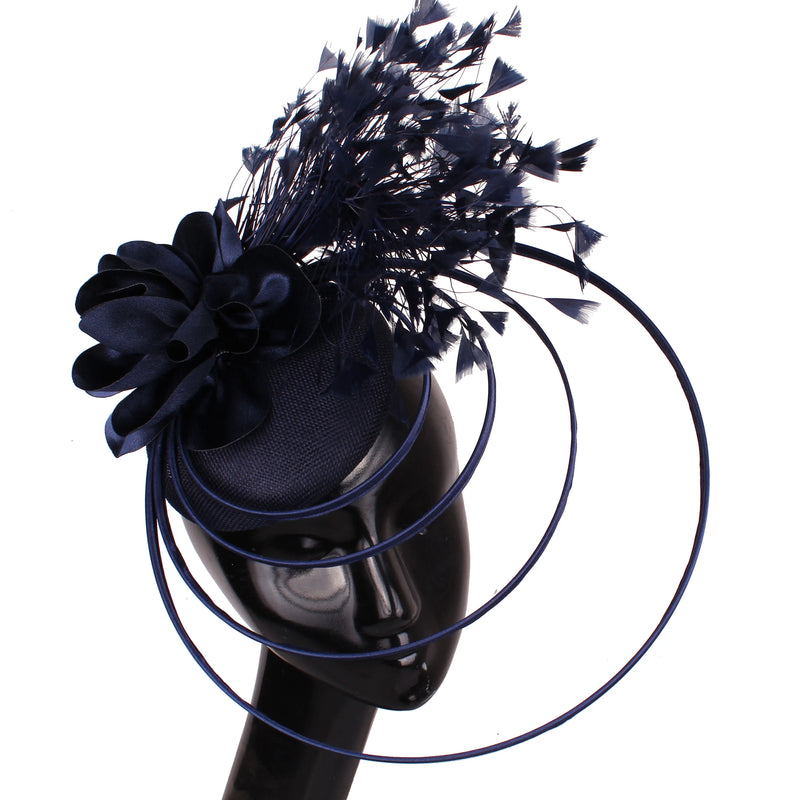 New Race Fascinator Hats Bowknot Wedding Church