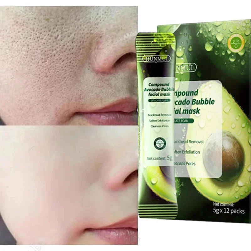 Salicylic Acid Pore Shrinking Mask Quick Elimination Large Pores Remove Blackehead Tighten Face Smooth Skin