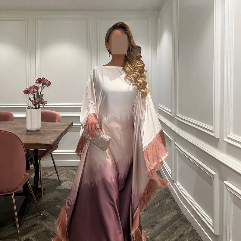Tassel Gradient Abaya Luxury
