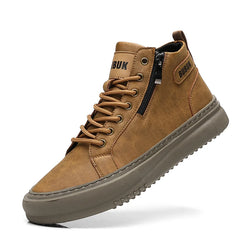 Trendy Lace-Up Lightweight Mid-Top Shoes