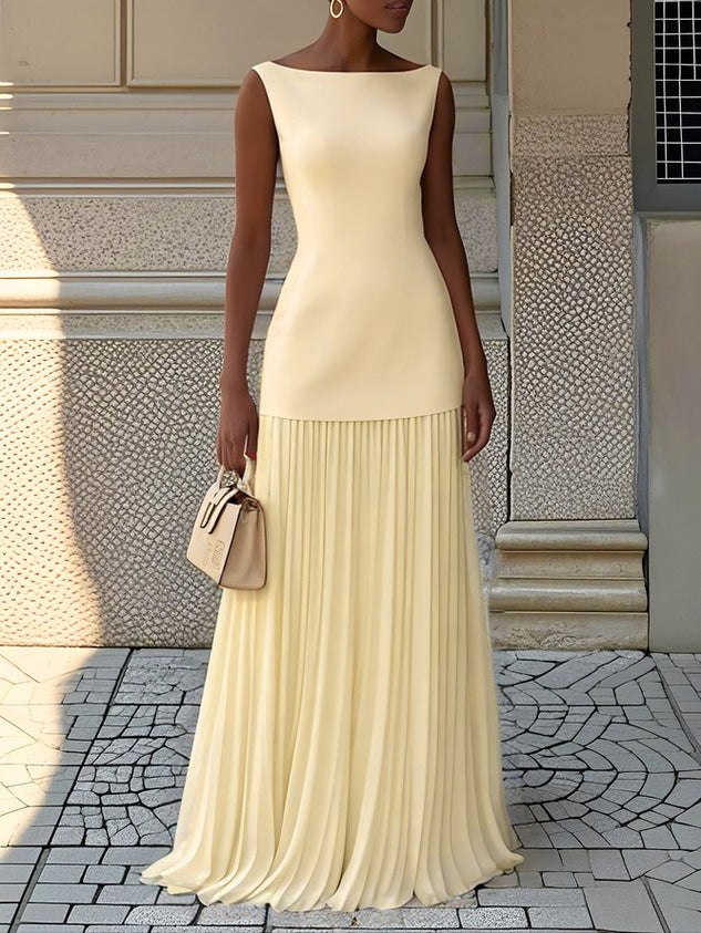 Sleeveless Knitted Vest Sexy Slim Knit Dress