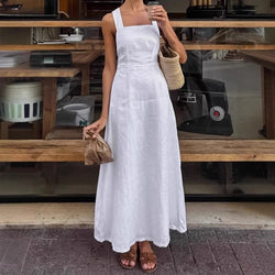Elegant Sling Backless Dress