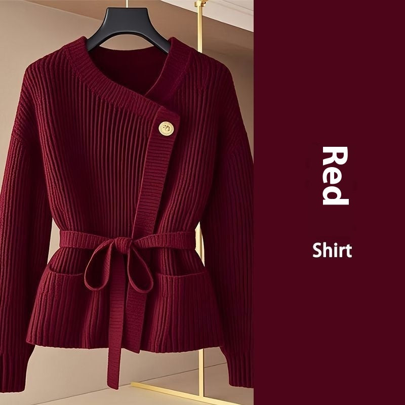 Red Design Sweater