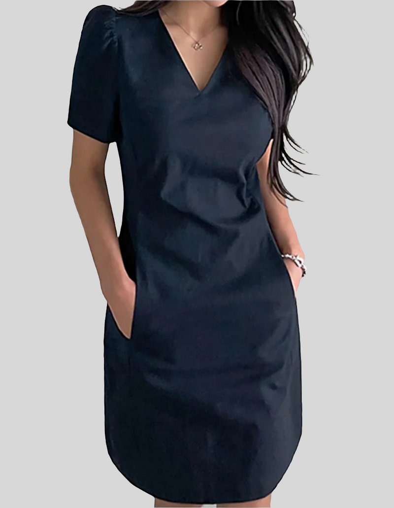 Short Puff Sleeve Sundress