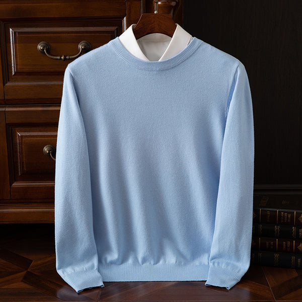 Round Neck Pullover Bottoming Shirt Loose Long Sleeve Sweater