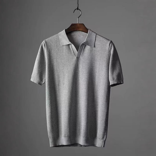 Solid Pineapple Seagull Casual Short Sleeve