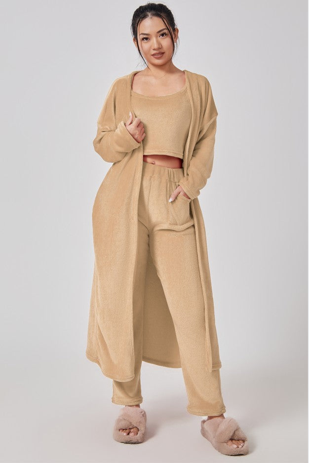 Cozy Pajama Set Cute Loungewear, Warm Suit Sets
