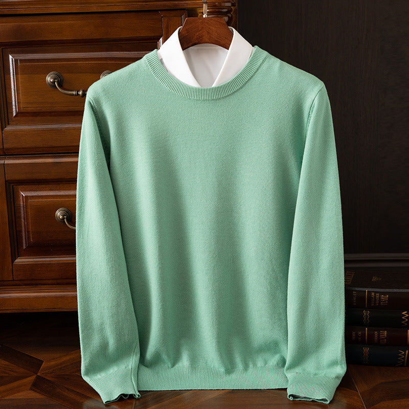 Round Neck Pullover Bottoming Shirt Loose Long Sleeve Sweater