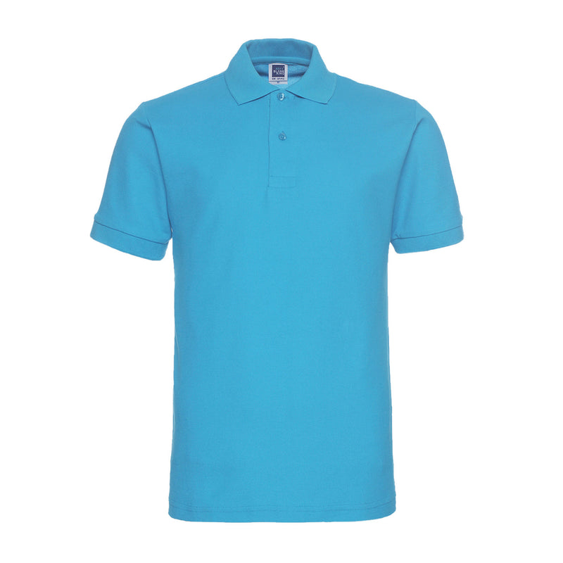 Solid Lapel Short Sleeve Polo Shir