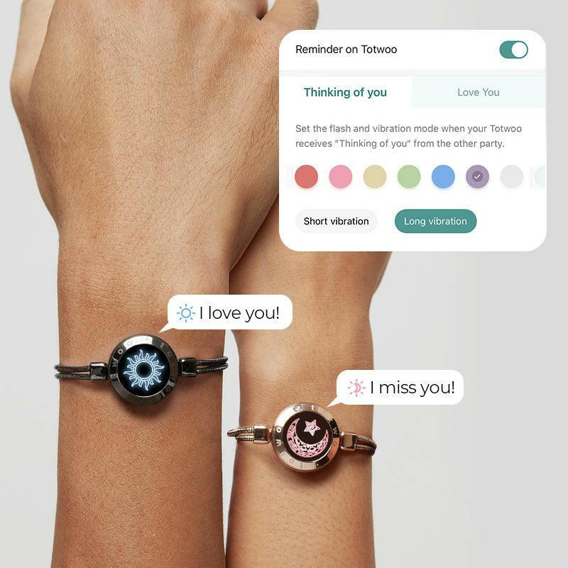 Bracelets longue distance pour couples