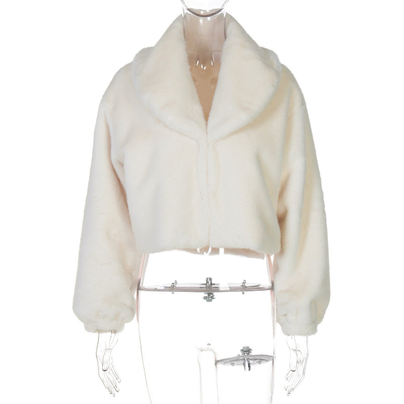 Cardigan Thickened Plush Long Sleeve