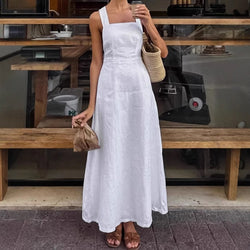 Elegant Sling Backless Dress
